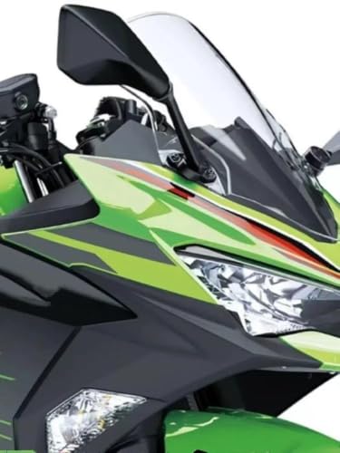 Espejos retrovisores para Ninja 400 650 recambios negros de moto 3