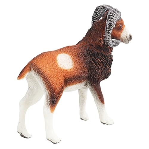 Ornamento animale: inoltre, può incoraggiare le capacità cognitive animali dei bambini, la potenziale inventiva e l'immaginazione, piccolo ornamento a forma di muflone