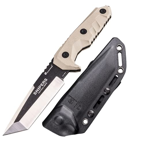 HX OUTDOORS Snipers 7Cr17Mov Stainless Steel Camping Hunting Army Survival Knife Outdoor Tools 59HRC Tactical Knives