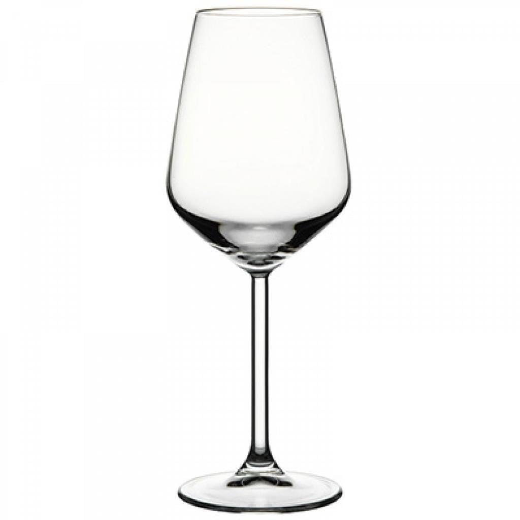 Pasabahce Set 6 Calici Allegra in Vetro – 34,5 cl – Eleganti per Vino, Acqua e Bevande – Design Classico, Lavabili in Lavastoviglie, Arredo Tavola