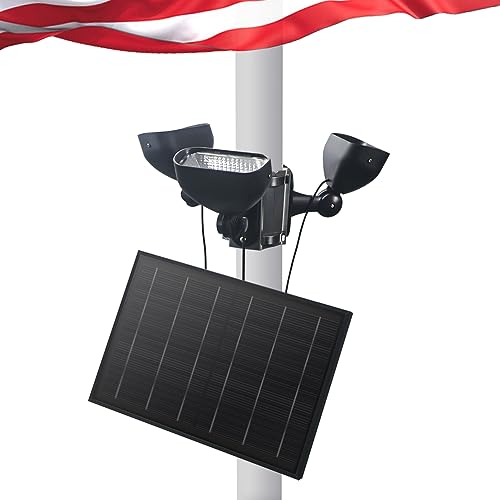 KARLIOBE Solar Flag Pole Light for 15-40FT Flagpole, 3