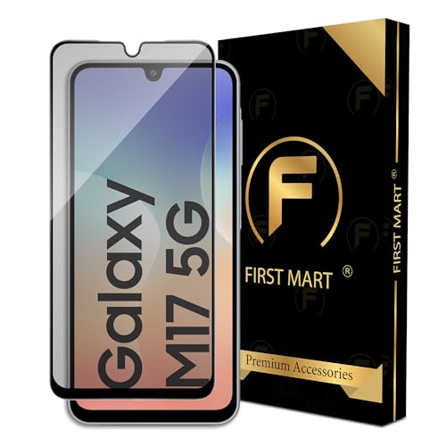 Image of FIRST MART Military-Grade Matte Tempered Glass for Samsung Galaxy M17, Samsung F17, A17, M36 and F36-9H Screen Protector, Anti-Glare Protection, Scratch-Resistant, Bubble-Free (1 Pack)