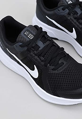 Nike Women's Swift 2 Running Shoe, Black White Dark Smoke Grey, 6