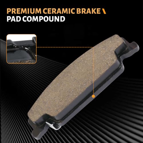 Image of D922 Front Ceramic Brake Pads Kit Fit For Cadillac CTS 2003-2007, For Cadillac STS 2005-2011, For Pontiac Grand Prix 2005-2008