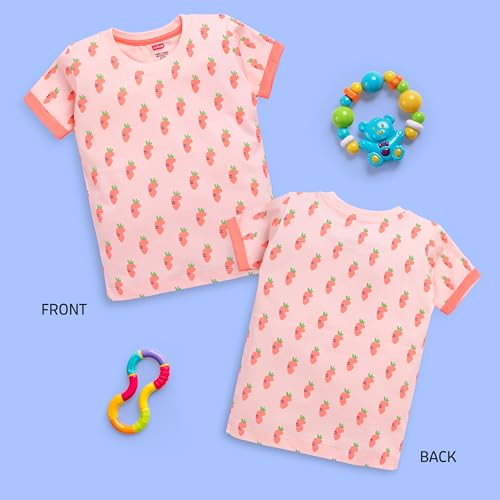 Image of LuvLap Baby Boys Regular Fit 100% Cotton Half Sleeve Boys T-Shirt Pack of 5