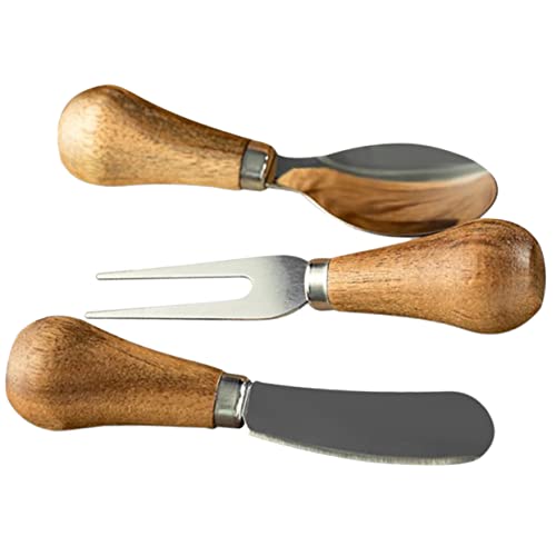 FUNOMOCYA Kitchen Baking Tools Cheese Knife Set Cheese Spreader Charcuterie Utensils Stainless Steel