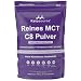 Produktbild Reines C8 MCT-Pulver | 4-facher Keton-Boost im Vergleich zu anderen MCTs | Null Kohlenhydrate | Unterstützt Keto & Fasten | Vegan, sicher und glutenfrei | Geschmacksneutral | 500g Beutel | Ketosource