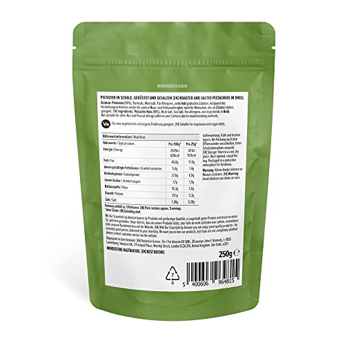 by Amazon Pistazien geröstet & gesalzen, 250g
