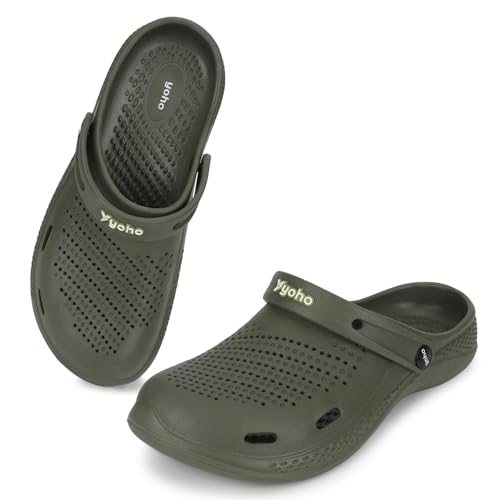 Image of YOHO Classic Clogs for Men | Cushioned Footwear | Lightweight | Waterproof l Stylish