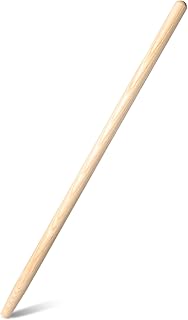 1 Pcs Shovel Handle Replacement 41" Length, 1-1/2" Diameter, Strong Hardwood Solid Ash Wood Straight Handle for Long D Shovels Garden Tool