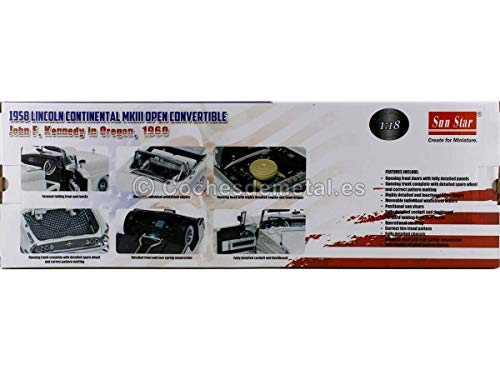 Sunstar - Modello DieCast 1958 Lincoln Continental...