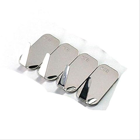 Kitchen Stainless Steel Hook Paste No Punch-Free Wall Coat Cap Hook Powerful Load-Bearing Viscose Tile Bathroom Stick Hook Cover