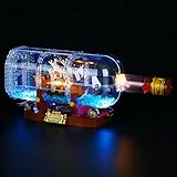 LIGHTAILING Led Light Compatible with Lego 21313 92177 Ship in a Bottle Building Blocks...