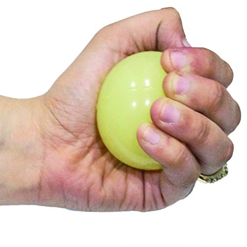 Image of ONYXNEO Neogel Silicon Palm & Hand Exercise Gel Ball, Soft (Yellow)
