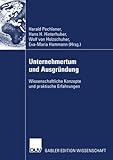  Unternehmertum und Ausgründung: Wissenschaftliche Konzepte und praktische Erfahrungen