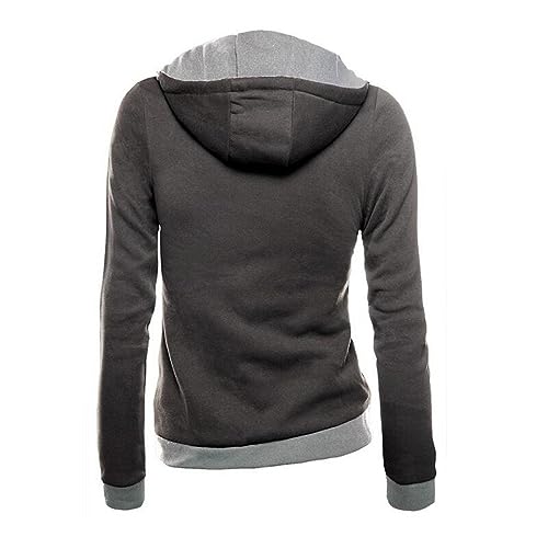 HGps8w Women's Winter Hoodies Asymmetrical Skew Zip Up Sherpa Fleece Warm Hooded Sweatshirt Jacket Coats4