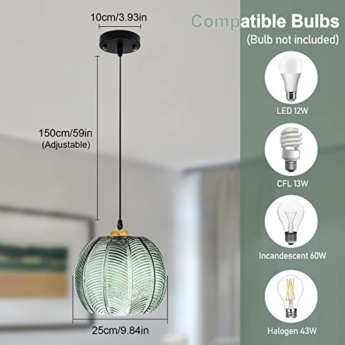 Lámpara colgante de 3 luces con cable ajustable y casquillo E27 para cocina 2