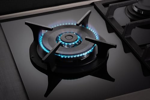 FISCHER COOKTOP À GÁS 5 BOCAS PLATINIUM MESA VIDRO PRETO BIVOLT - 19784-23299 glide