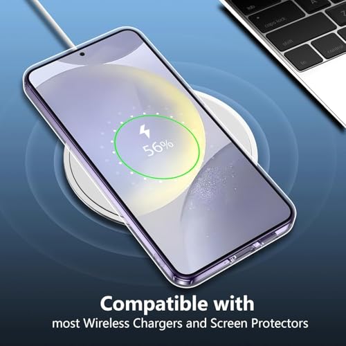 Coque Samsung Galaxy A27 5G transparente aux vraies fleurs séchées bleues - 6