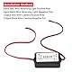 Jadeshay Auto Rückfahrkamera Signalfilter, 12V DC Auto Rückfahrkamera Leistungsrelais Kondensator Filter Gleichrichter