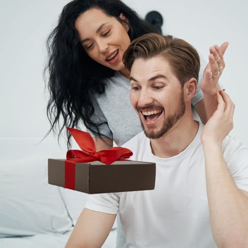 Image of Cardboard Boxes,15 Pack Shipping Boxes 6x6x2 Recyclable Mailing Boxes Colored Corrugated Cardboard Box Small Storage Boxes for Shipping, Mailing, Gifts Packaging (Coffee)