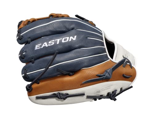 Easton | TOURNAMENT ELITE Baseball Glove | 11.5" | H-Web | Right Hand Throw | Tan/Navy - image 5