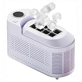 Hiiaodecor Macchina per il ghiaccio portatile da banco per auto, 120 W, 8 cubetti di ghiaccio in 15 minuti, con cavo da 12 V, per casa, cucina, ufficio, viaggi, camper (uso domestico e auto) (viola)