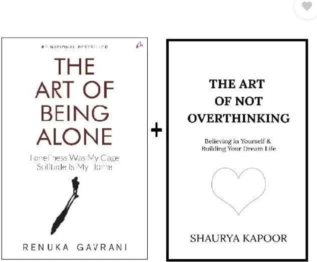 The Art of Being Alone + The Art of Not Overthinking | 2-Book Self-Help Set for Healing, Self-Love, Emotional Strength, Mindfulness & Mental Peace | Guide for Anxiety, Overthinking & Personal Growth
