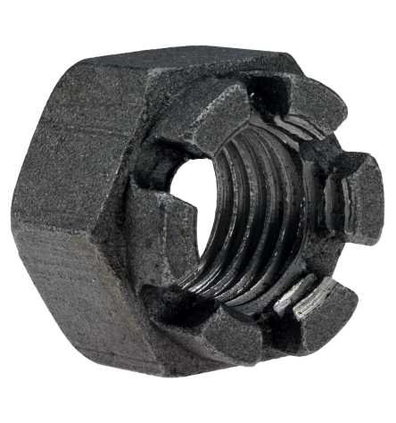 Reidl Kronenmuttern M 16 DIN 935 8 blank 50 Stück
