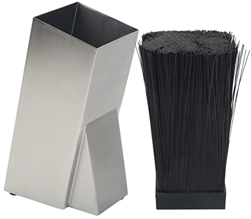 Mantello Modern Stainless Steel Universal Knife Block Knife Holder Storage Organizer #TOP2