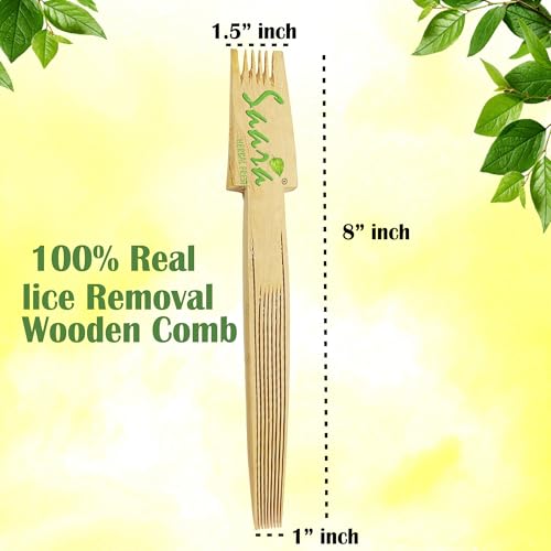Image of Anti Lice Comb | Nit Comb Wooden | Penu Cheeppu | Handmade Neem Wood Comb