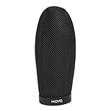 Movo WST160 Pantalla contra el Viento Profesional de Primera Calidad Nylon Balístico con Tecnología de Espuma Acústica para Micrófonos de Cañón hasta 14 cm de Largo