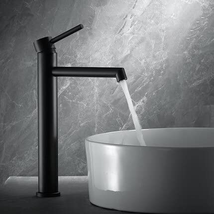 Robinet de salle de bains mitigeur lavabo noir pour une ambiance spa à la maison