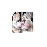 [harukita] 牛柄ランジェリー 乳牛 キット 大人 コスプレ 8点セット（牛耳/Ｔバック/ブラジャー/尻尾/ブレスレット*２/蝶ネクタイ/ストッキング）牛柄 ビキニ メイド服 セクシー かわいい プレゼント 衣装 女性 仮装 カチューシャ コスチューム ハロウィン クリスマス 女装 人気 (5点セット)