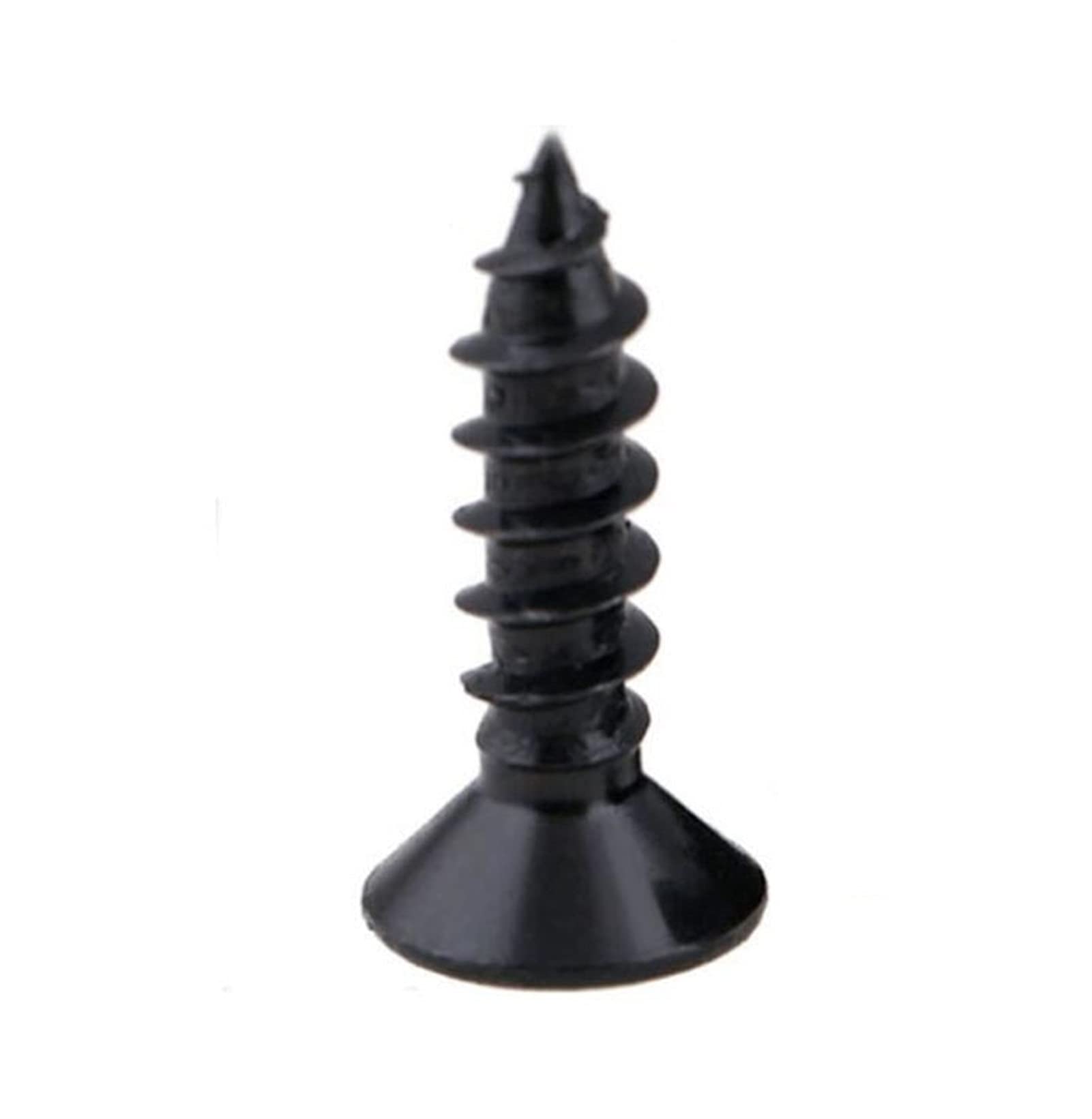 Vis autotaraudeuses M4 contre l'éclatement du bois : fixations hexagonales noires 30mm