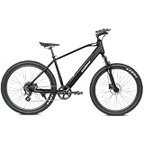 Carpat GB1 27.5' Road-Legal Electric Mountain Bike, Black