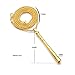 Hip Hop Baseball Bat Punk Chain Round Pendant Necklace Jewelry (Gold) Buy one get one
