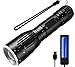 Taschenlampe LED 5000 Lumen Taktische LED Taschenlampe Wiederaufladbare Taschenlampe super Lumen 2200 mAh Mini-Taschenlampe mit 5 Modi Wasserdicht für Camping Outdoor Dog Walking Night Running
