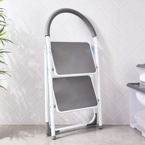 Image of SS24-2 Step Steel Ladder - 46 CM X 51 CM X 82 CM - WK6203A-2