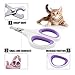 MACOIOR Cat Nail Clippers,Cat Claw Clippers & Claw Trimmer for Home Grooming Kit,Safe,Sharp Angled Blade Pet Nail Clippers,Non-Slip Handle Cat Nail Scissors for Small Animals