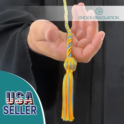 Image of Single Honor Cord Two-Color (Gold /Light Blue)
