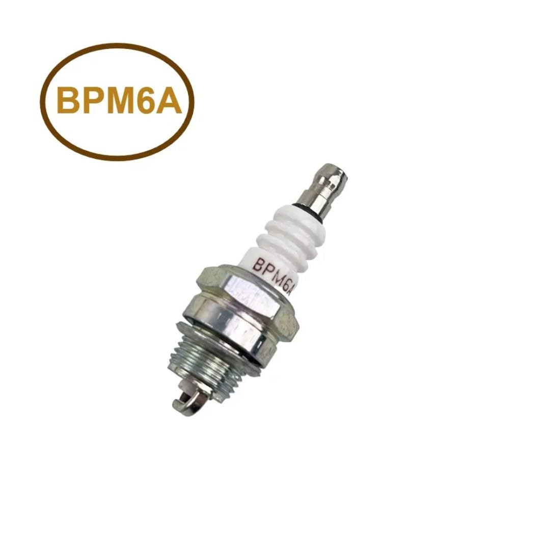 Bujias para cortacésped, Quad, ATV, Moto de Cross, desbrozadora, Bujías de Encendido, 2 Unidades BPM6A (10 Unidades)