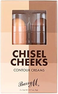 Barry M Cosmetics Chisel Cheeks Contour Creams, Multi, 2 Count (Pack of 1)
