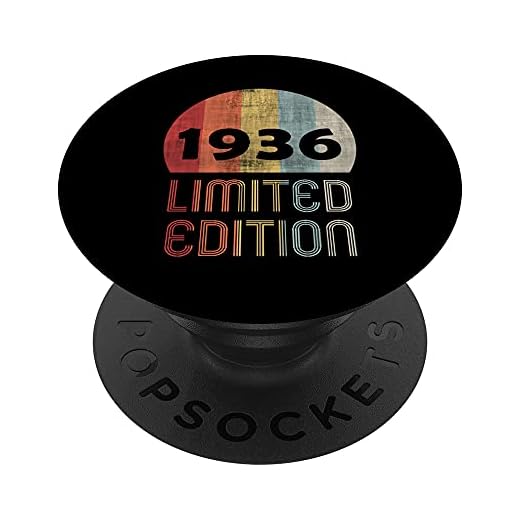 86 Años Cumpleaños Hombre Mujer 1936 Limited Edition PopSockets PopGrip Intercambiable