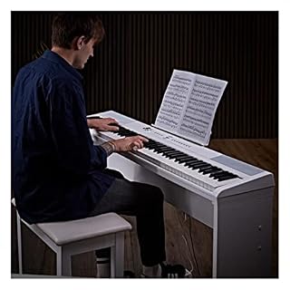 SDP-2 Piano de scène numérique à 88 touches avec mécanique lestée, blanc - Les Beatles, Paul McCartney, John Lennon, RIngo Starr, George Harrison SDP-2 Piano de scène numérique à 88 touches avec mécanique lestée, blanc – Image 5