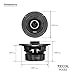 RECOIL MX65 6.5-Inch 2-Way Pro Audio Midrange Coaxial Speakers with Built-in Bullet Tweeters 560 Watts Max Pair 4-Ohm Water Resistant, Grills Included