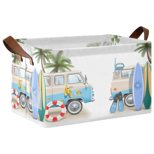 Kjovgcb �����`���[�o�X�P�b�g�{�b�N�X 1�� �܂肽���ݎ��{�b�N�X ���U�[�n���h���t�� �L�b�`���p�o�X�P�b�g�I�[�K�i�C�U�[ 16.9x11.4x10�C���` �v�����g �T�[�t�B�� �o�� ���s �L�����p�[ �o�X ���V�̖� �T�[�t�{�[�h �z���C�g