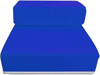 quanjucheer Rampa plegable de malla de 2 pasos para mascotas, perros, escaleras, cachorros, gatos, animales, cama y cojín para casa, color azul