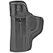 Gunhide, 127, Inside Heat, Inside The Pants Holster, Fits Ruger Security 9, Right Hand, Black Leather