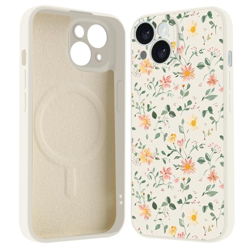 Coque magnétique iPhone 14 MagSafe fine antichoc en silicone doux